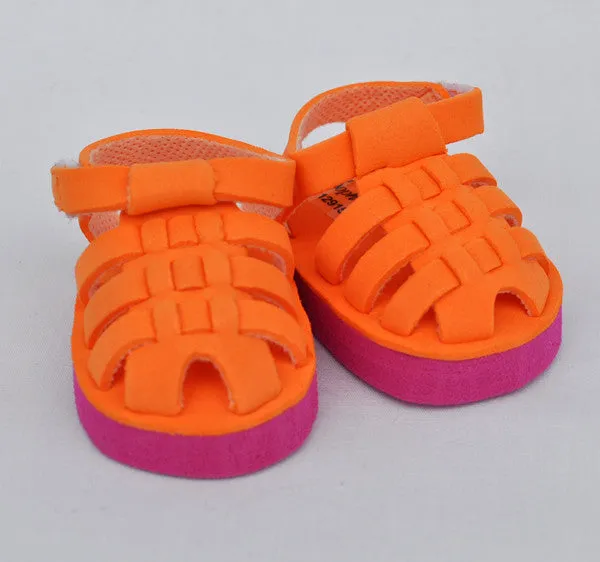 18" Doll Foam Sandals
