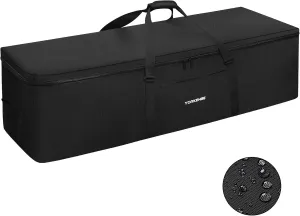 190L 52" Heavy Duty Extra Large Duffle Bag, Water Resistant Sports Equipment Bag with Upgrade Zipper, Tent Storage Replacement with Large Mouth and Padded Handles