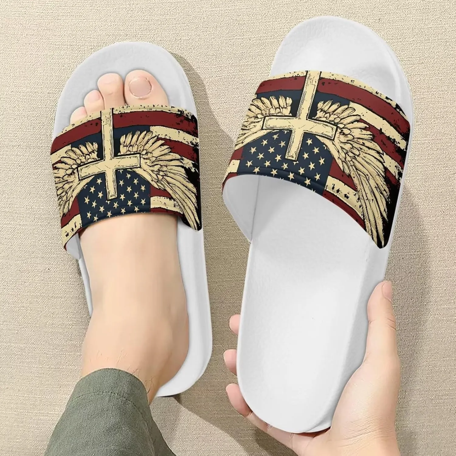 2025 New Cloud Slippers for Men Comfortable Summer Beach Sandals Fashion Lightweight Slip On Bath Slipper for Garden US 5-14 White Sole