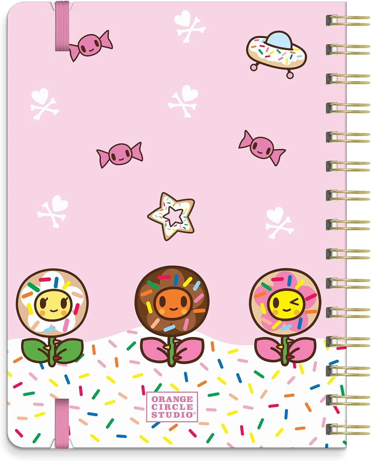 2025 Planner - Daily, Weekly and Monthly Planner 2024-2025, Orange Circle Studio 17 Month Calendar, July 2024 - December 2025, 5.7" x 7.6" - Compact Flexi Planner tokidoki Donutella Print