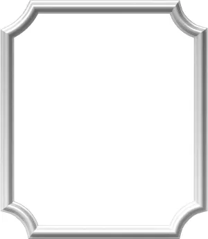 24"W x 28"H x 1/2"P Ashford Molded Scalloped Wainscot Wall Panel (2-Pack)