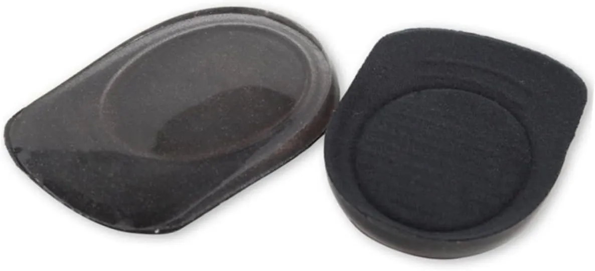 2Pairs Gel Heel Lifts Self Adhesive Cushions for Shoes Ankle Support Insoles for Plantar Pressure Relief Foot Pads for Long Term Standing