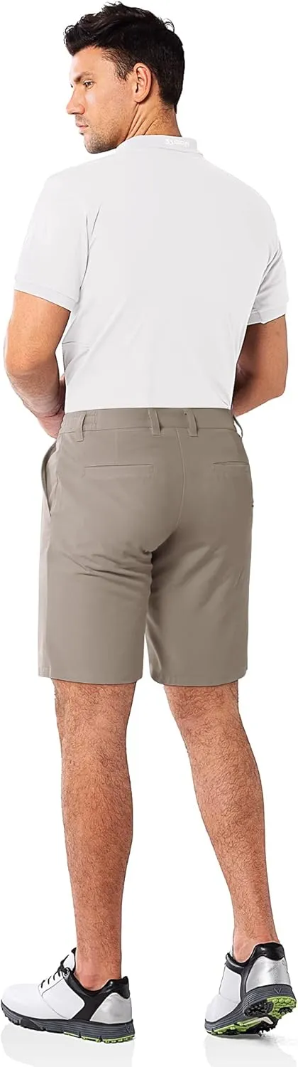 33,000ft Men's Golf Shorts 9" Dry Fit Stretch Golf Short UPF 50  Lightweight Flat Front Golf Shorts with Pockets