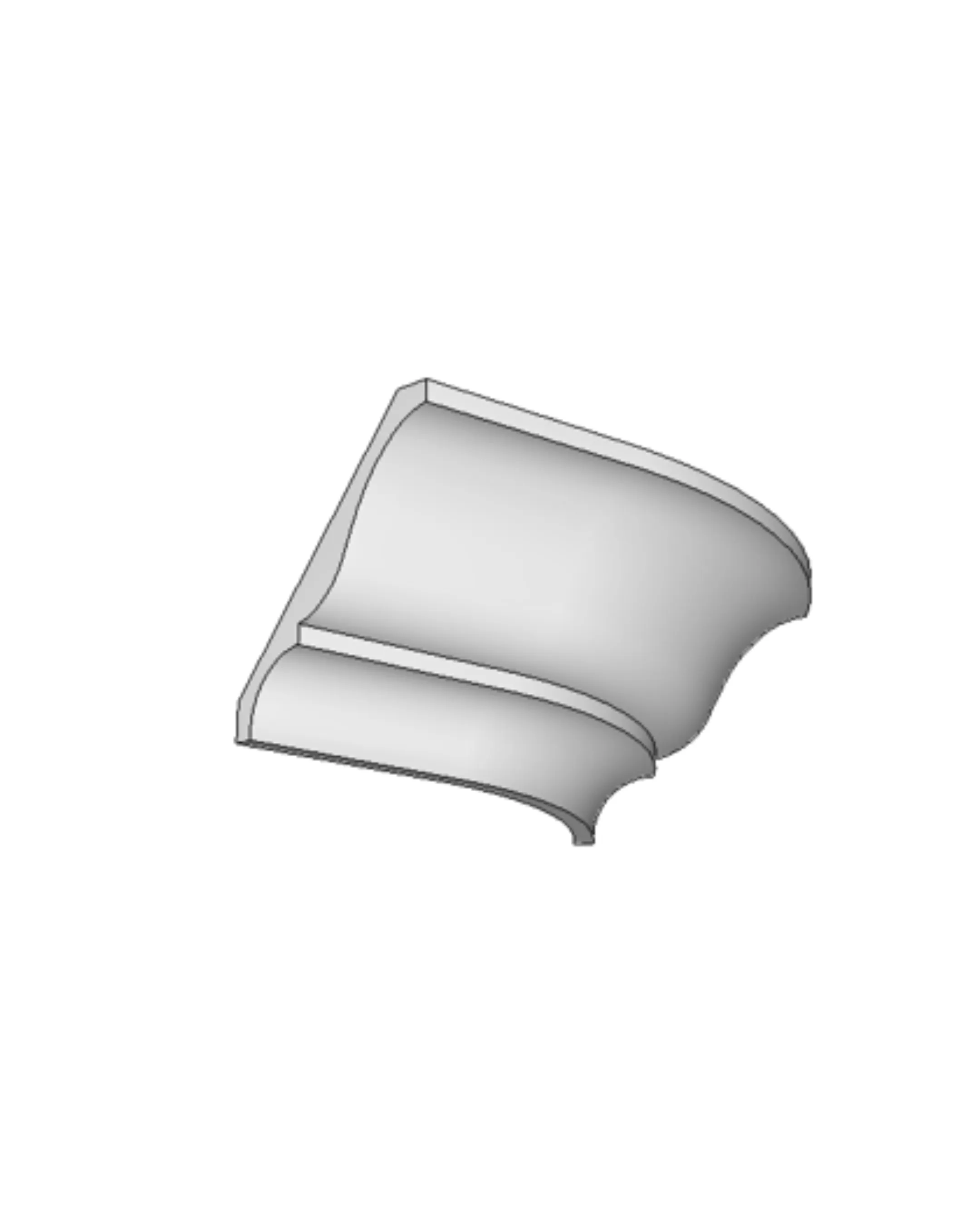 5" Flexible Cornice (per foot)