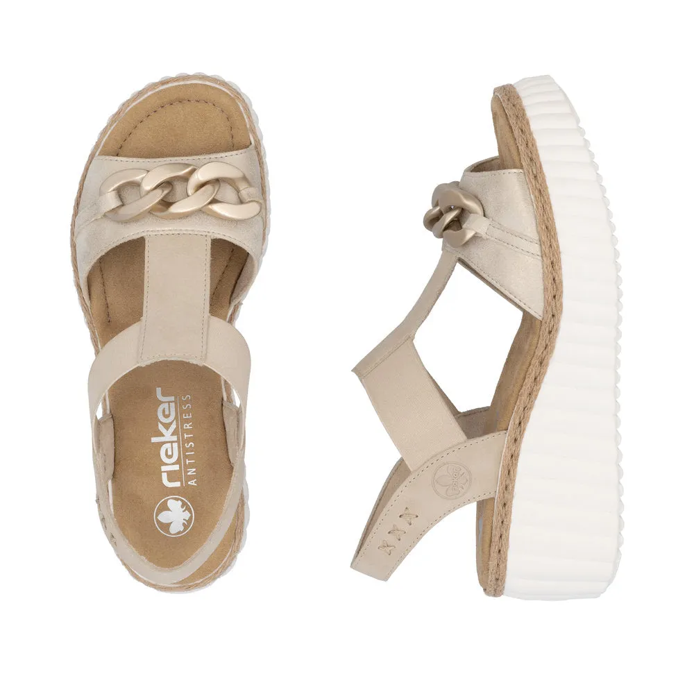 69158-60 - Sandal with Chain Detail - Reiker