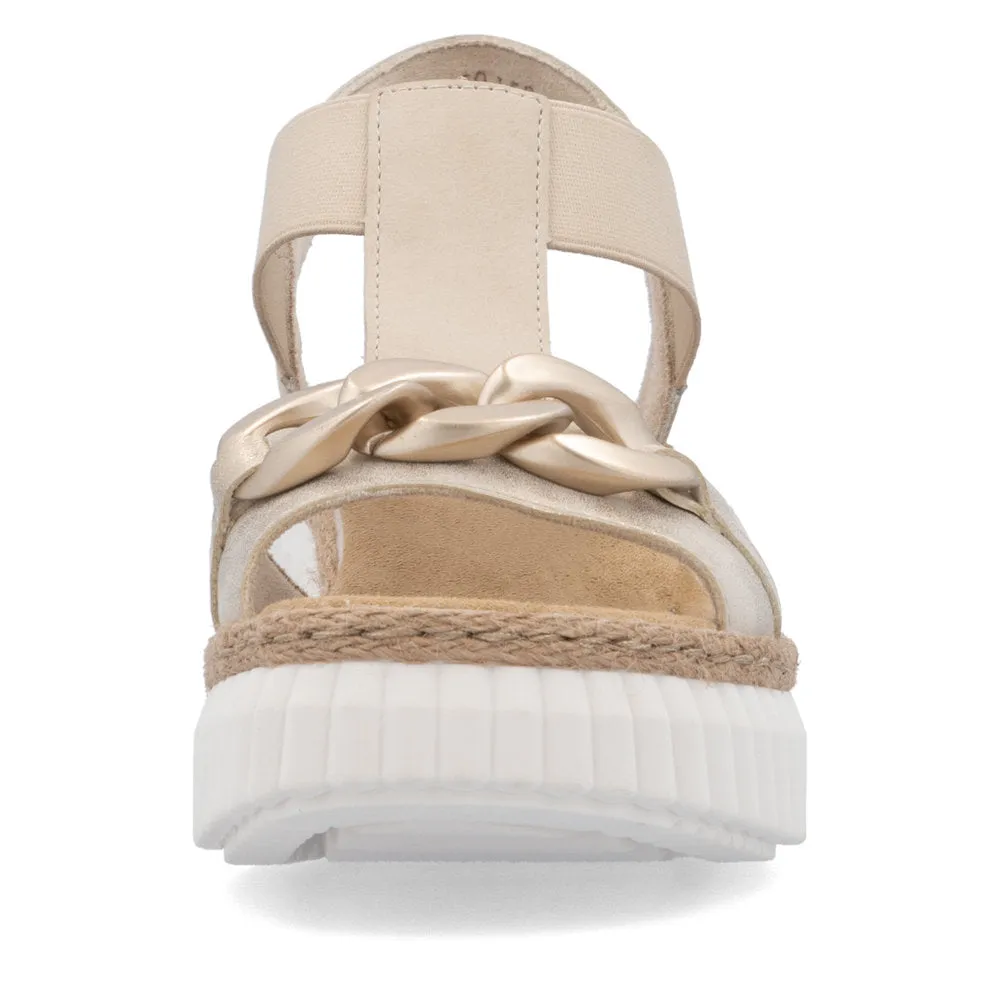 69158-60 - Sandal with Chain Detail - Reiker