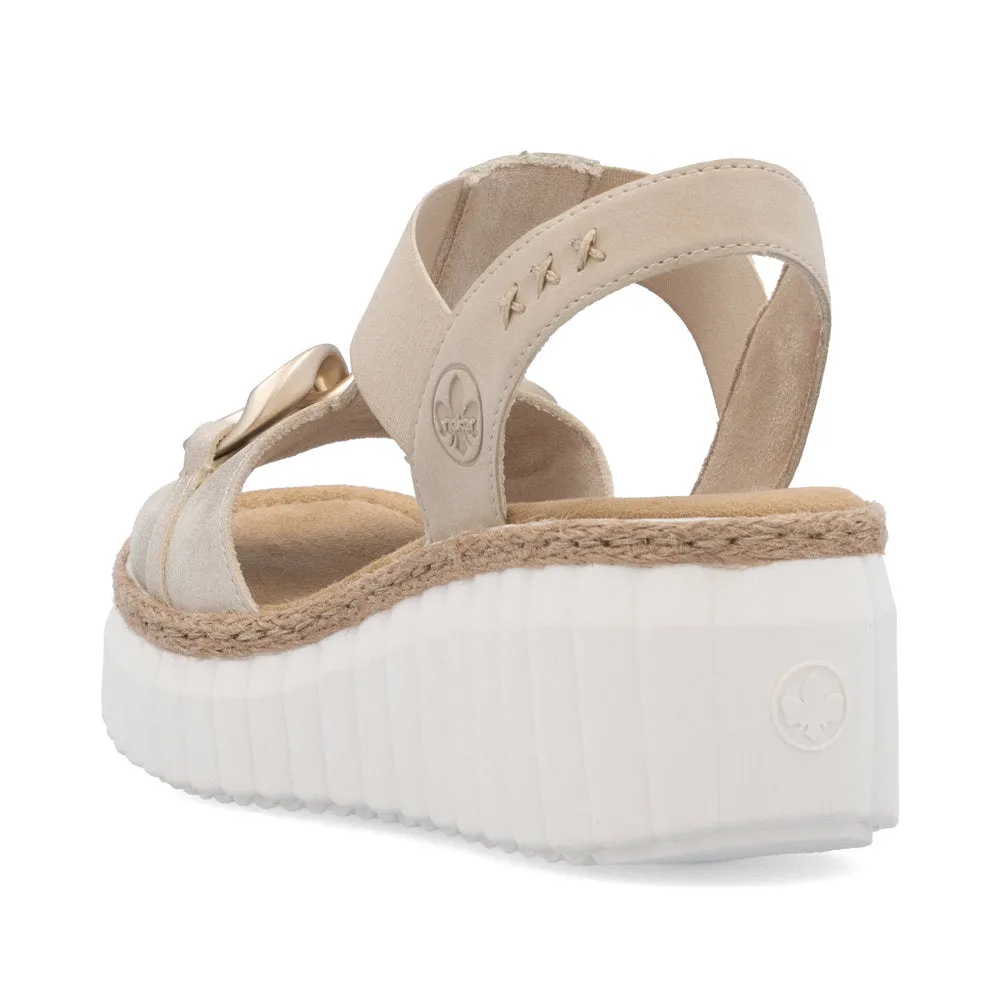 69158-60 - Sandal with Chain Detail - Reiker