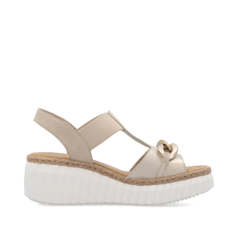 69158-60 - Sandal with Chain Detail - Reiker