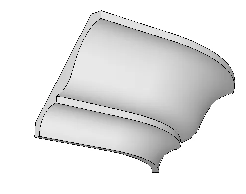 7" Flexible Cornice (per foot)