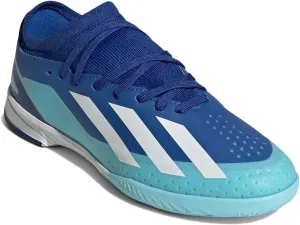 adidas Soccer X Crazylight.3 Indoor (Little Kid/Big Kid) Bright Royal/White/Solar Red 5.5 Big Kid M