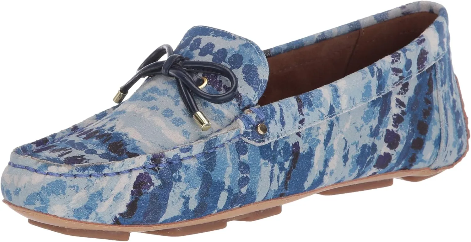 Aerosoles Women's Brookhaven Driving Style Loafer, Blue Combo, Medium Wide