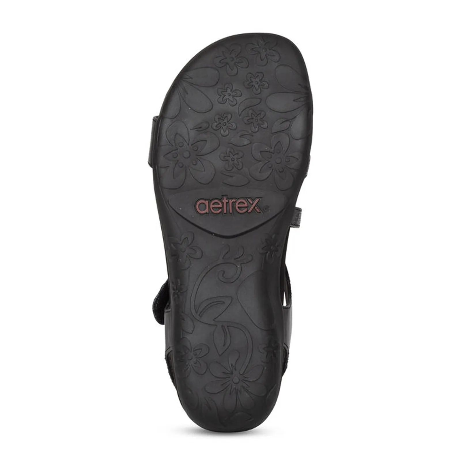 Aetrex Jess Backstrap Sandal (Women) - Black
