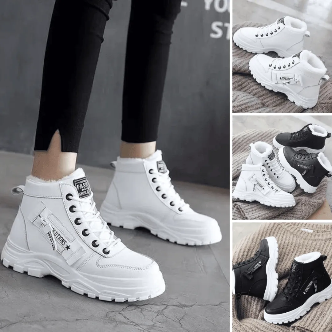 Aika - Stylish Ankle Flat Boots - Flexible & Versatile