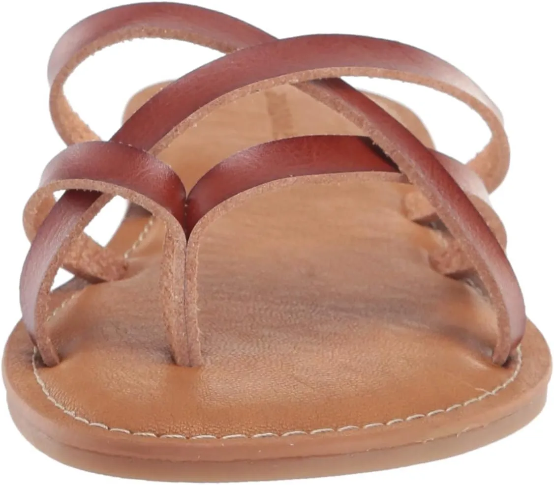 Amazon Essentials Women's Strappy Slide Flat Sandal