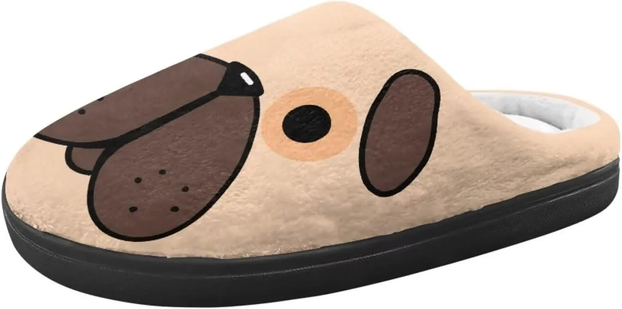 Animal Cotton Slippers for Kid Cozy Slippers Fluffy Slip-On Fuzzy Fluffy Outdoor Home Non-Slip Slipper for Kids