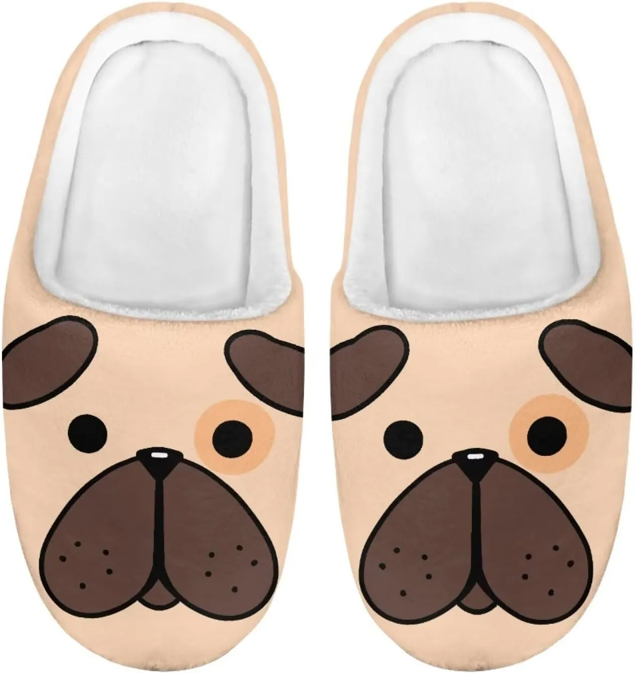 Animal Cotton Slippers for Kid Cozy Slippers Fluffy Slip-On Fuzzy Fluffy Outdoor Home Non-Slip Slipper for Kids