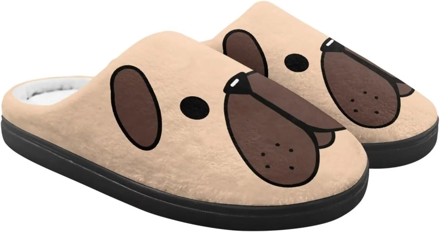 Animal Cotton Slippers for Kid Cozy Slippers Fluffy Slip-On Fuzzy Fluffy Outdoor Home Non-Slip Slipper for Kids