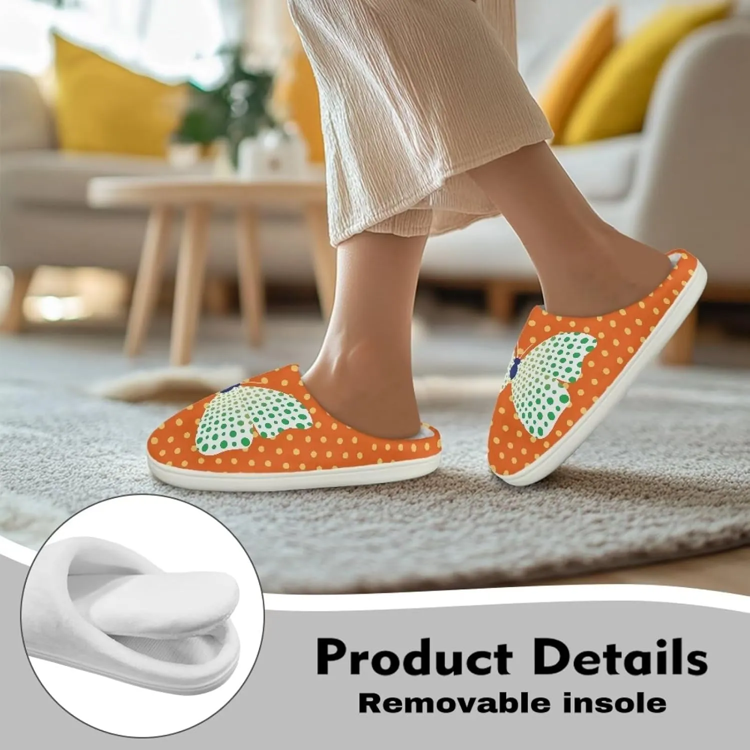 Animal Print Plush Slipper for Women Warm Furry Indoor Slipper Winter Cozy Cotton Flannel Non-Slip for House Outdoor Ladies Slipper US 4-12
