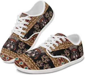 Animal Tribe Hike Barefoot Shoes Women Zero Drop Sole Lace Up Flat Knit Sneakers Lightweight Wide Toe