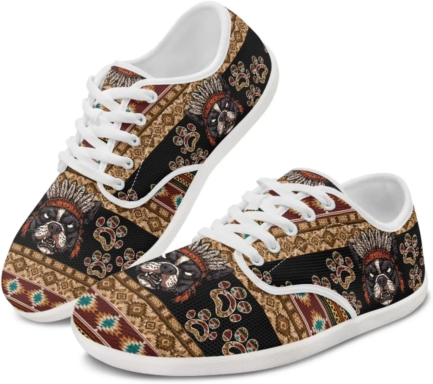 Animal Tribe Hike Barefoot Shoes Women Zero Drop Sole Lace Up Flat Knit Sneakers Lightweight Wide Toe