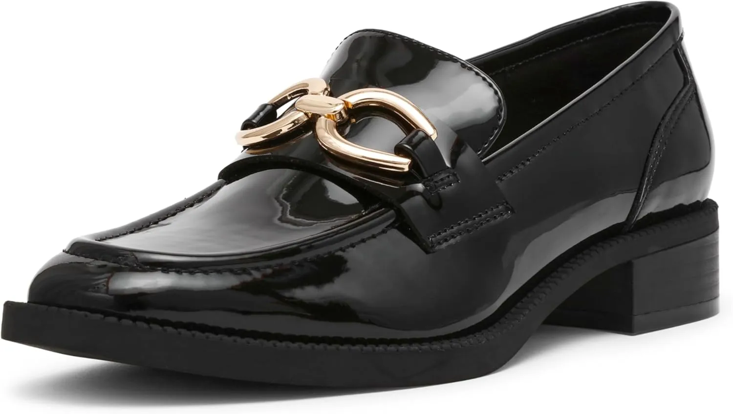 Anne Klein Womens Korrie Buckle Loafers