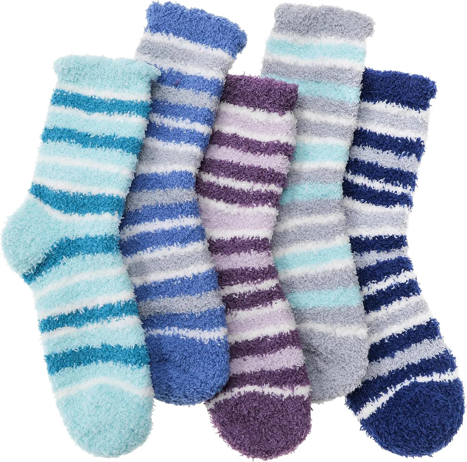 ANTSANG Women's Fuzzy Slipper Socks - Winter Fluffy Comfy Cozy Cabin Warm Home Socks
