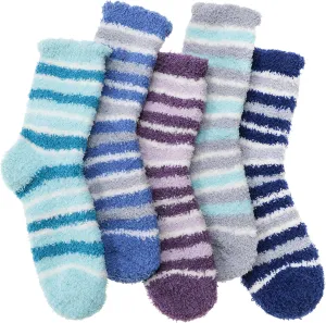 ANTSANG Women's Fuzzy Slipper Socks - Winter Fluffy Comfy Cozy Cabin Warm Home Socks