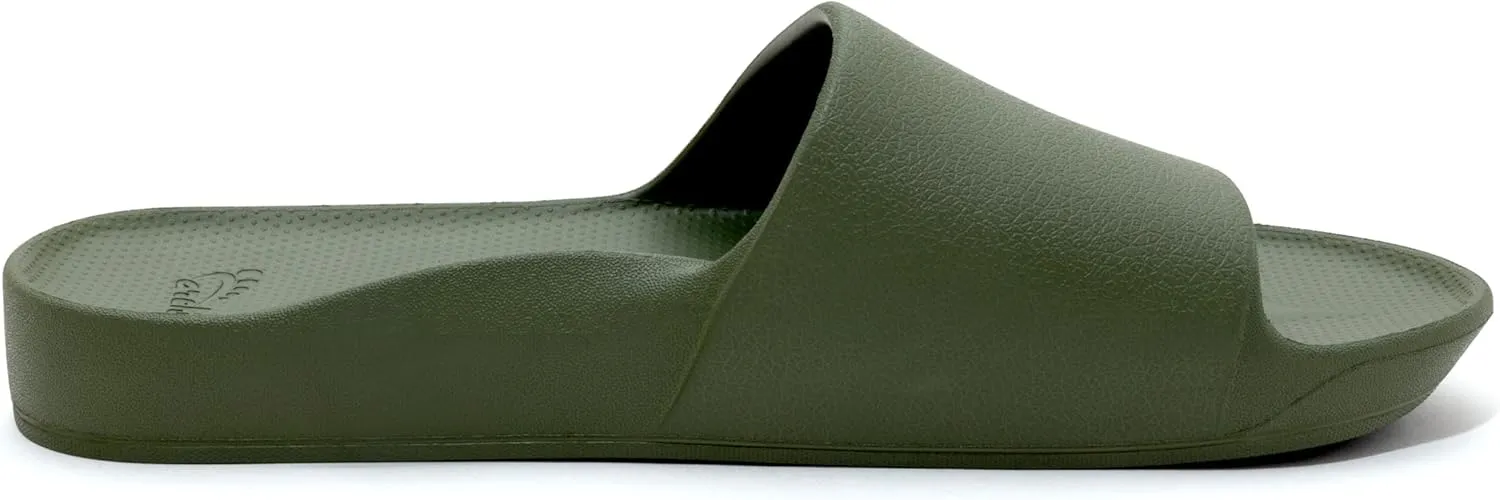 Archies Arch Support Slides – Orthotic Recovery Sandals for Plantar Fasciitis Relief, Foot Pain & Heel Pain – Lightweight, Cushioned, Shock-Absorbing Slides for Walking, Standing, and All-Day Comfort