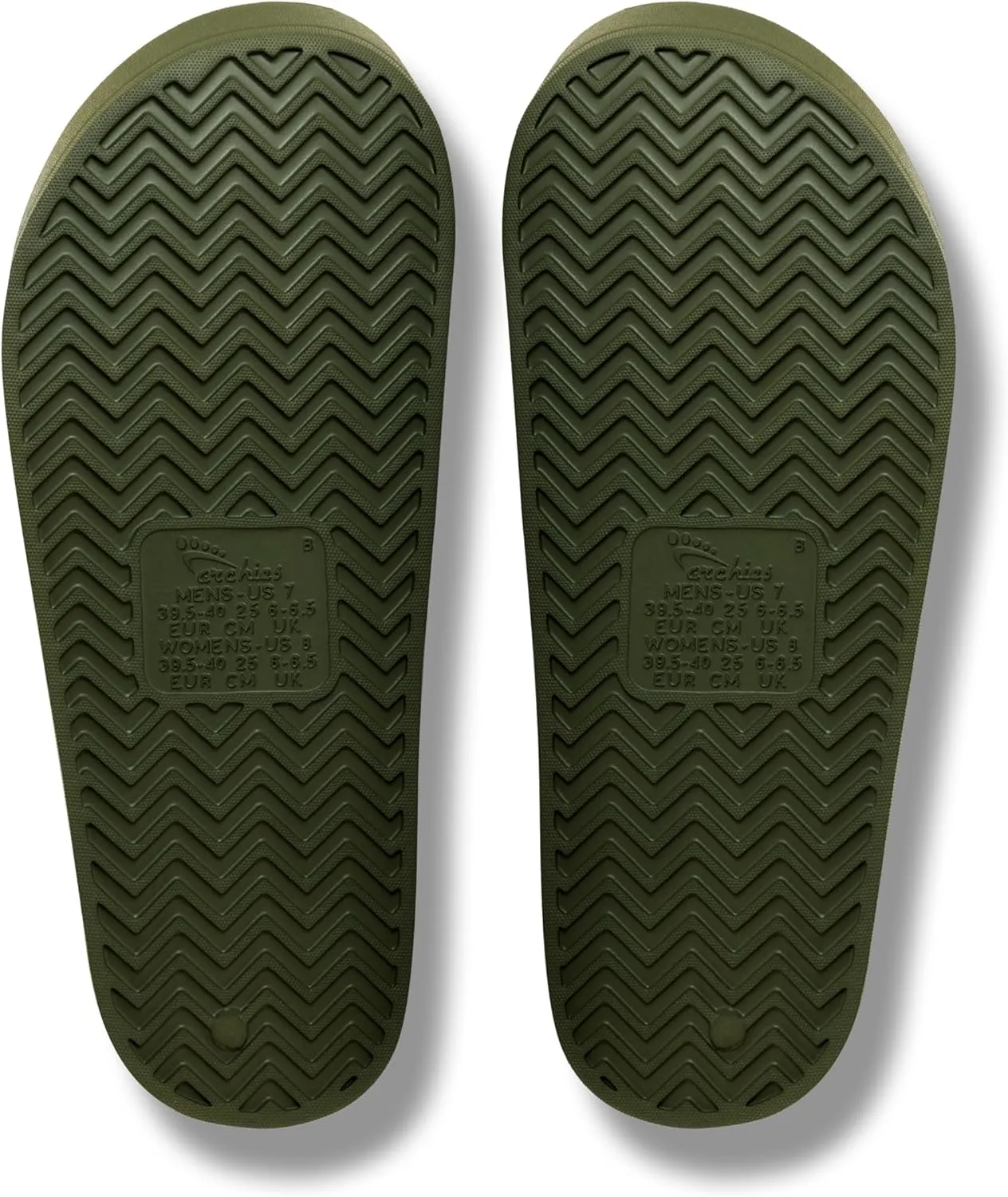 Archies Arch Support Slides – Orthotic Recovery Sandals for Plantar Fasciitis Relief, Foot Pain & Heel Pain – Lightweight, Cushioned, Shock-Absorbing Slides for Walking, Standing, and All-Day Comfort