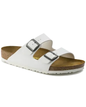 Arizona Birko Flor Sandals in White