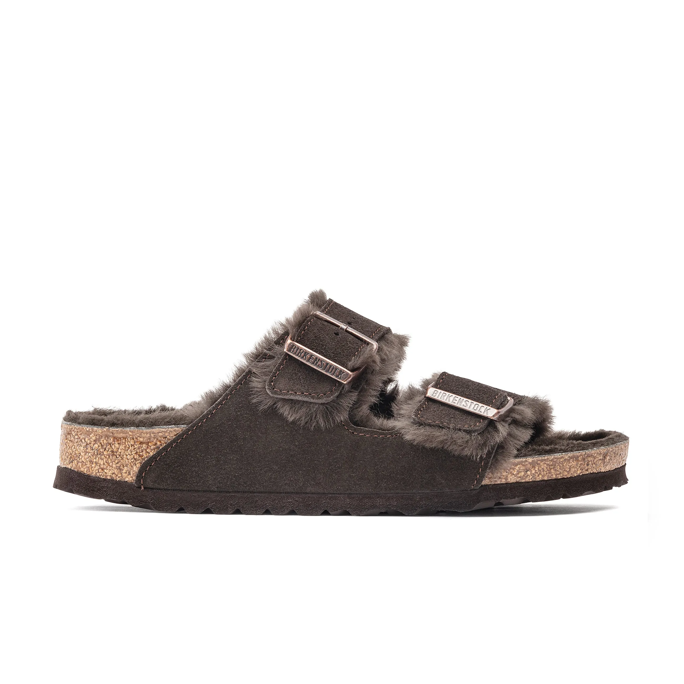 Arizona Shearling Mocca Suede Leather/Shearling