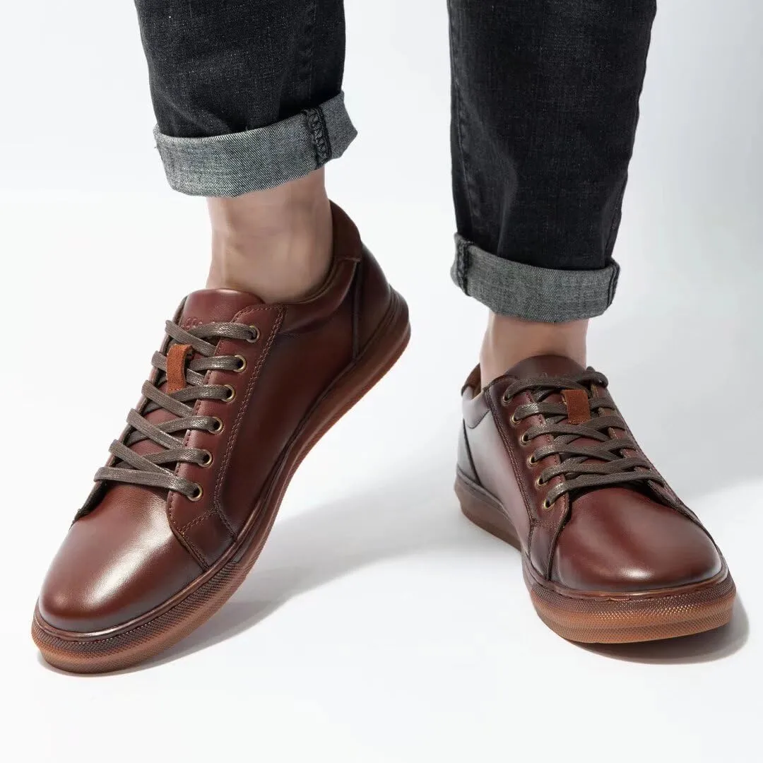 Arkbird Leather Loafers, Casual Slip-On Sneaker Shoes for Men