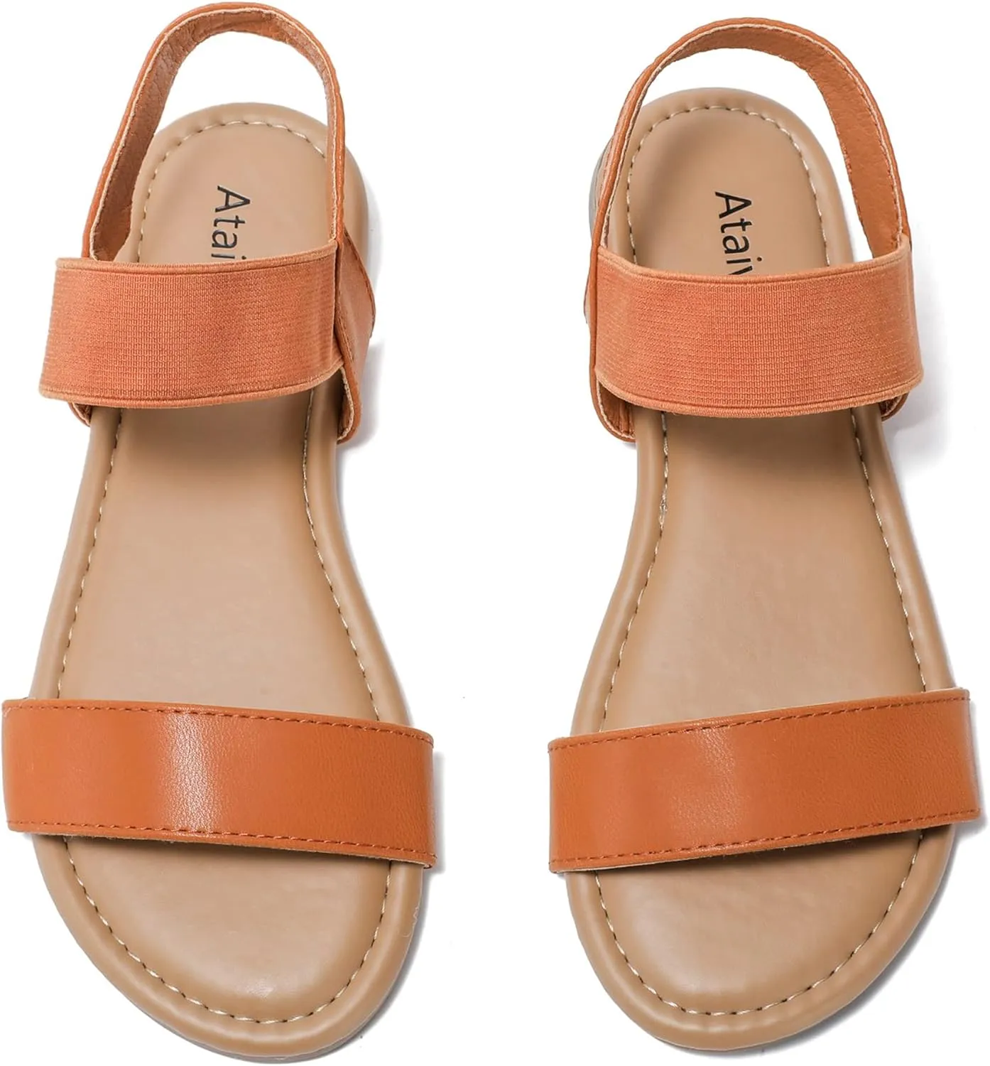 Ataiwee Women's Flat Slide Sandals - Fashionable Braided Elegant Cross Strap Flat Summer Sandals.