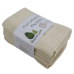 Avo Cado Muslin Flat Diapers