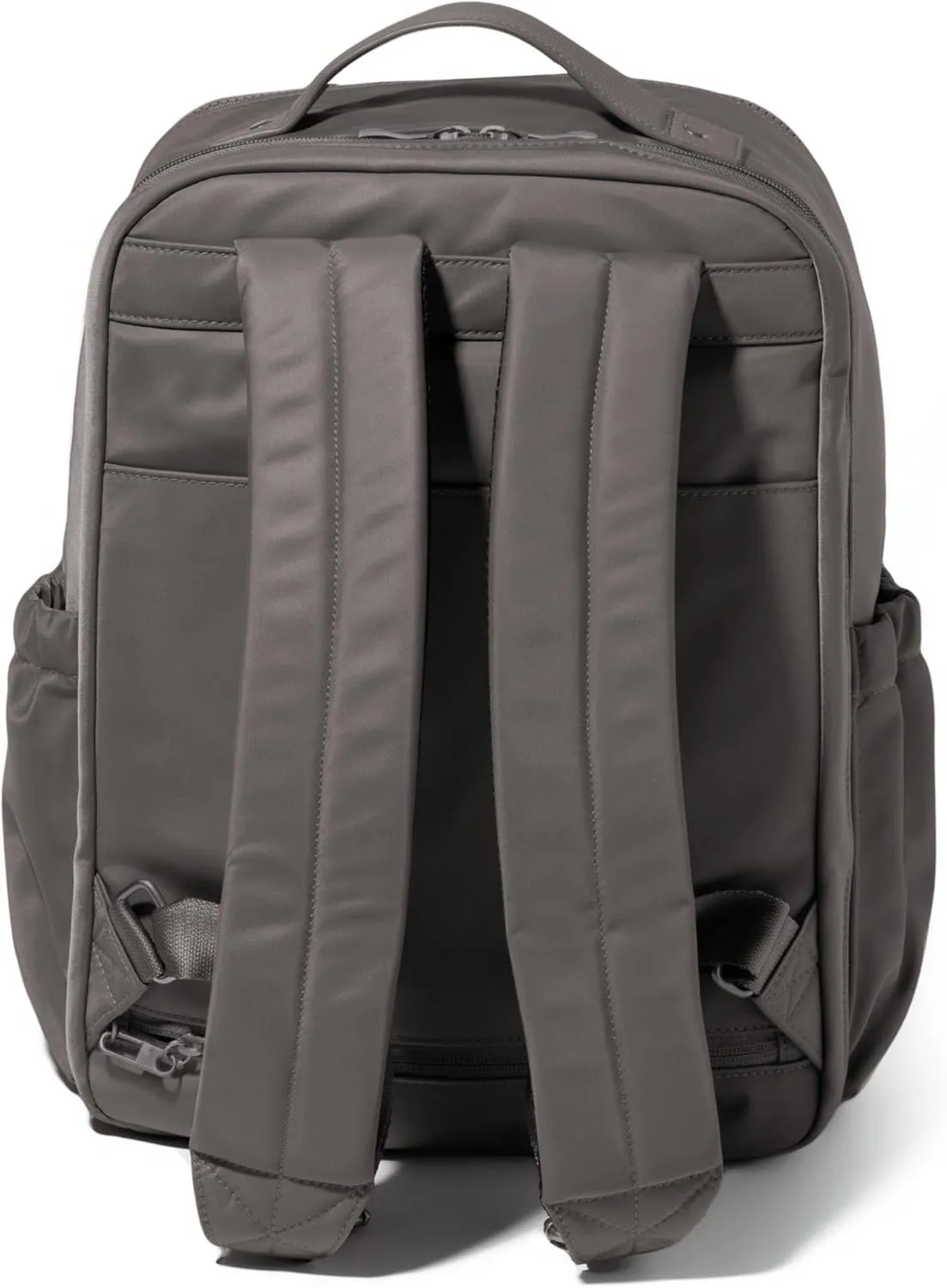 Baggallini Tribeca Expandable Laptop Backpack - 15"x11" Lightweight Work Travel Bag w/Luggage Sleeve & RFID