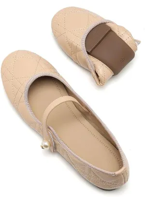 Ballet Flats for Women Mary Jane Flats Shoes Lightweight Dressy Work Casual Shoes