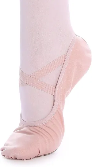 Ballet Slipper Dance Shoes for Women & Girls - Canvas Ballet Shoes for Yoga