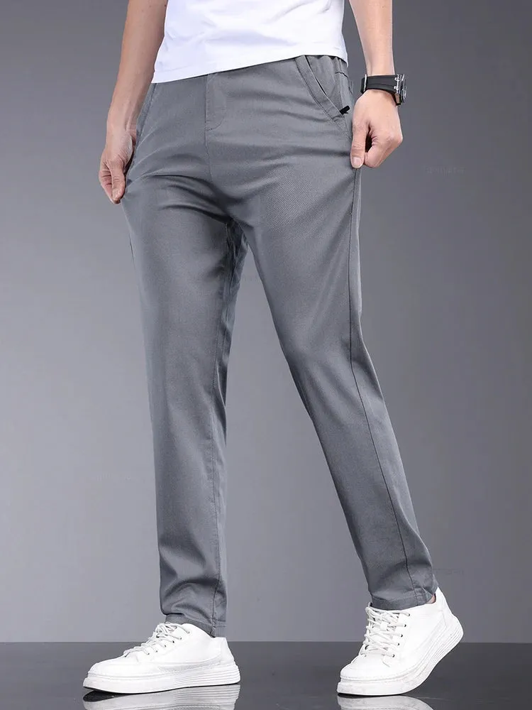 Bamboo Fiber Summer Men’s Casual Pants