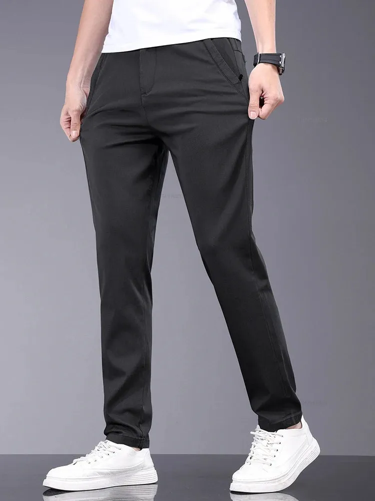 Bamboo Fiber Summer Men’s Casual Pants