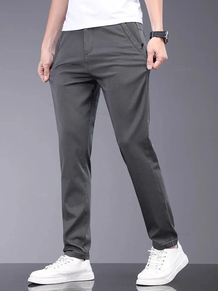 Bamboo Fiber Summer Men’s Casual Pants
