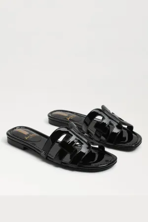Bay Slide Sandal - Black Patent
