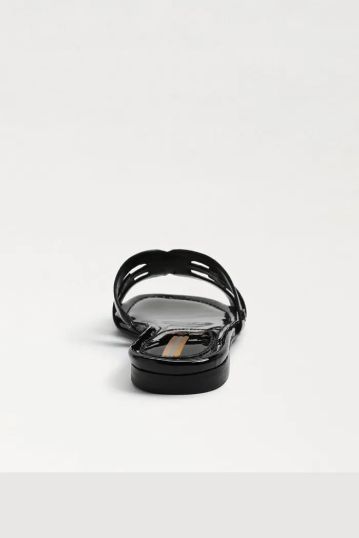 Bay Slide Sandal - Black Patent