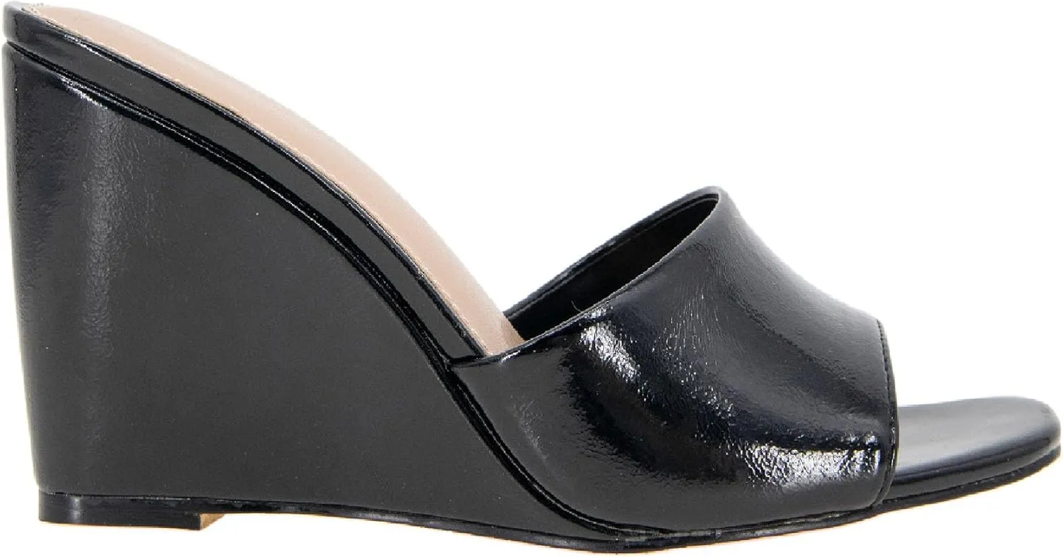 BCBGeneration Women's Glam Sliver Wedge Sandal