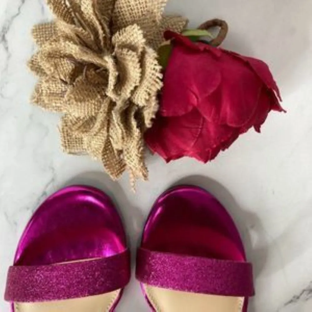 Betsey Johnson Pink Miri Evening Sandals 7.5