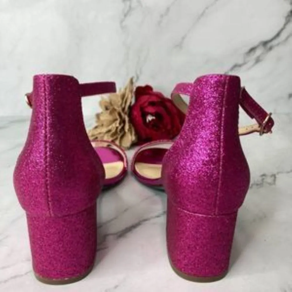 Betsey Johnson Pink Miri Evening Sandals 7.5
