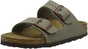 Birkenstock Unisex Arizona Sandal,Stone Birkibuc,37 M EU