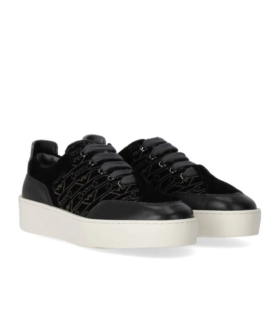 Black Monogram Sneaker
