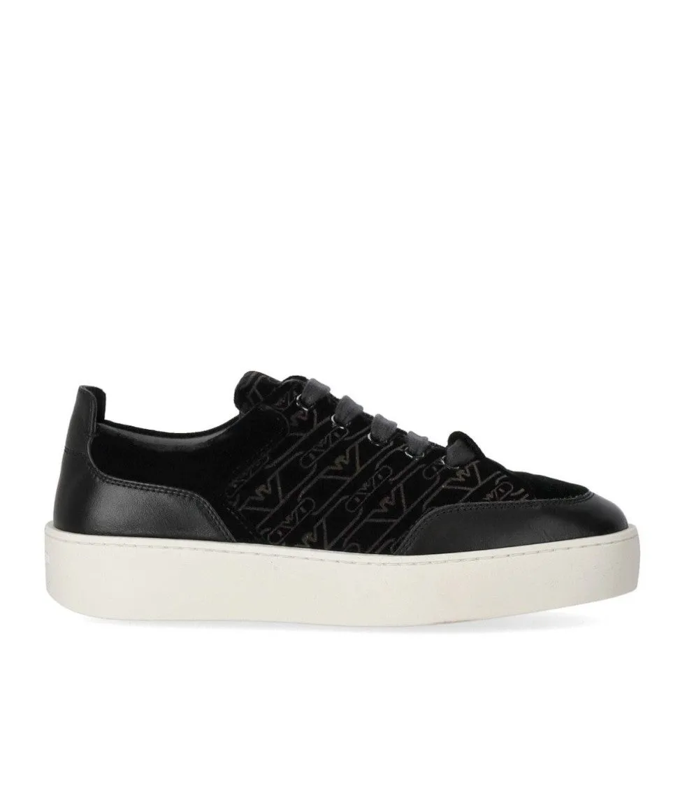 Black Monogram Sneaker