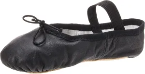 Bloch Dance Girl's Dansoft Full Sole Leather Ballet Slipper/Shoe, Black, 11 X-Narrow Little Kid