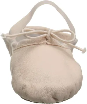 Bloch Dance Girl's Dansoft Full Sole Leather Ballet Slipper/Shoe, Theatrical Pink, 1 X-Narrow Little Kid